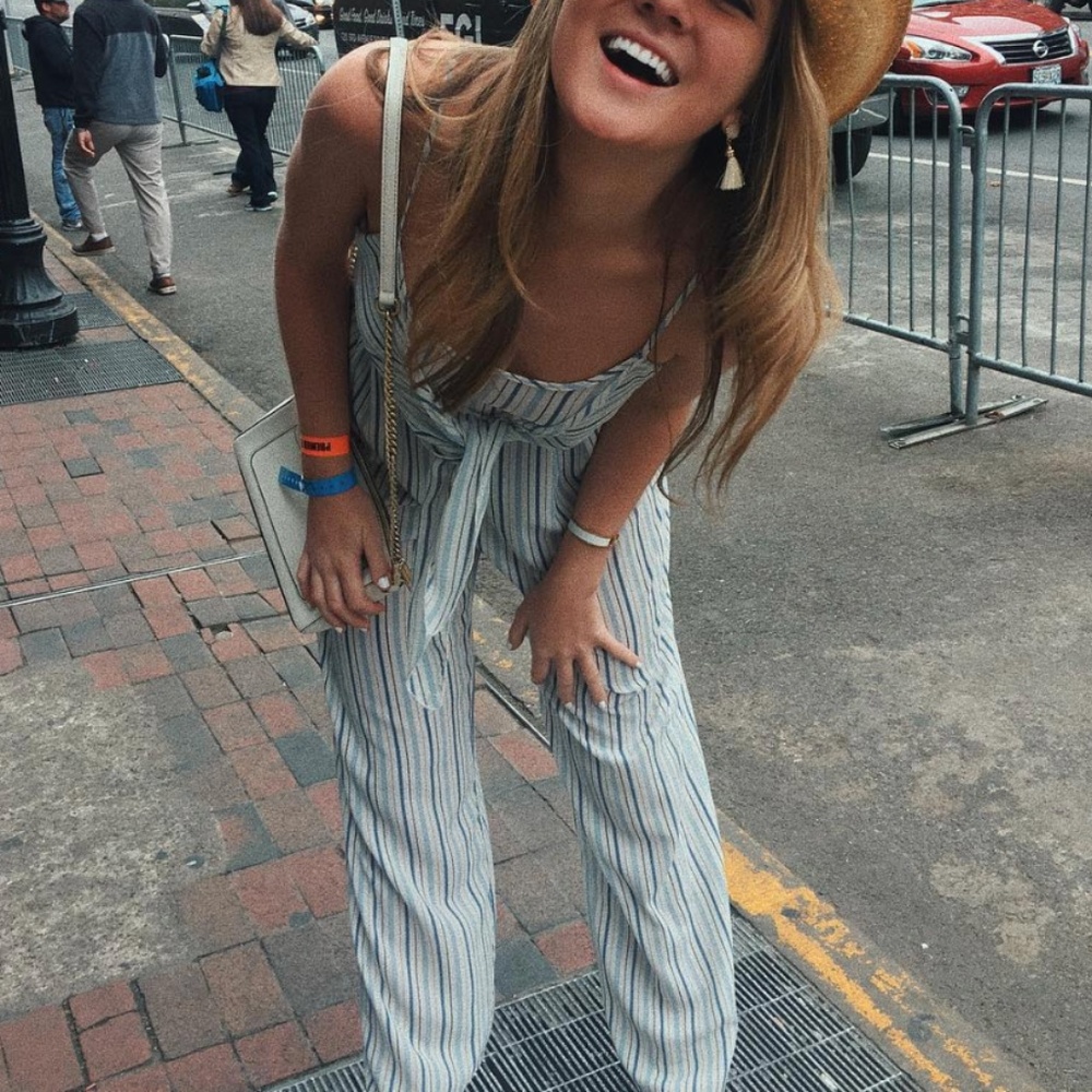 Striped Jump Suit
